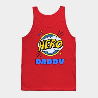 Hero Daddy Love Comics Tank Top